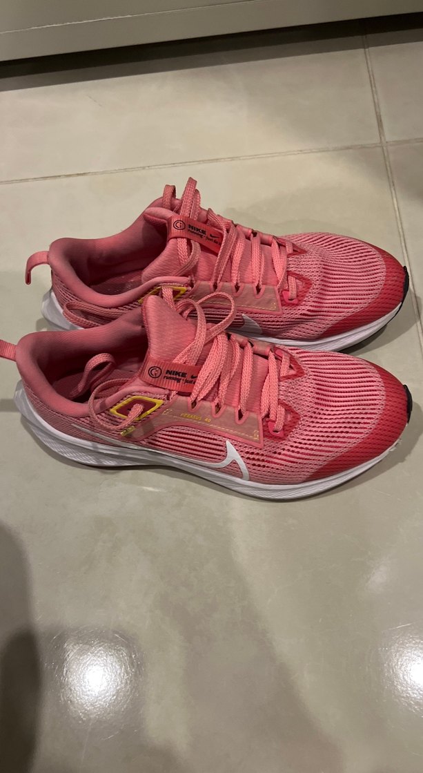 Pembe Bağcıklı Yüksek Topuklu Kadın Spor Ayakkabı - Görsel 2