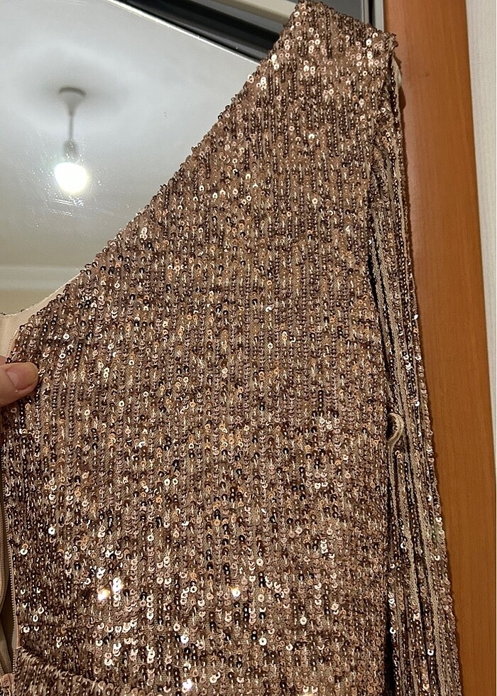 Pullu payetli abiye - Görsel 5