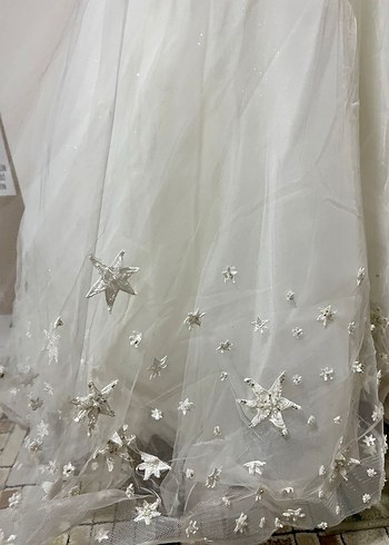 Uzun Kollu Prenses Gelinlik - Görsel 7