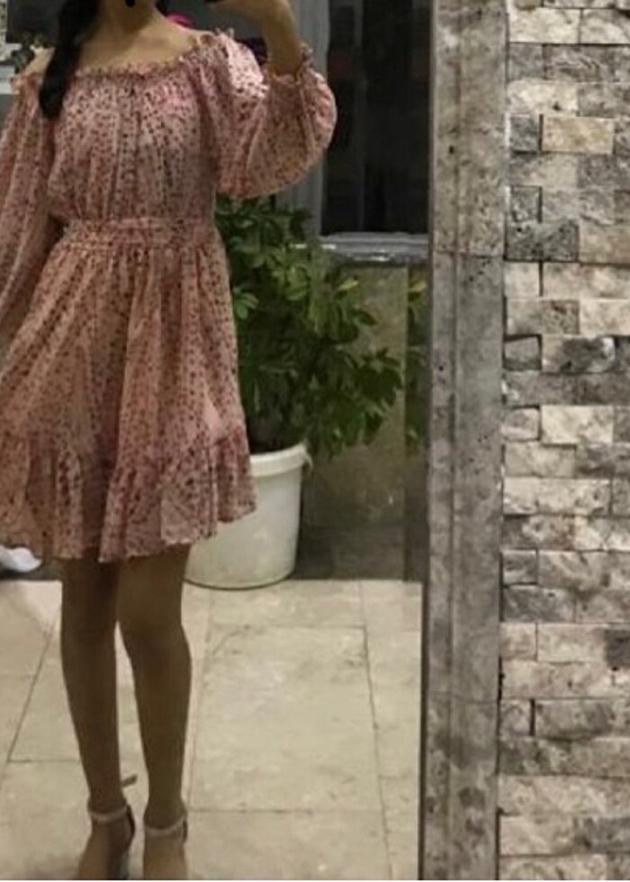 Şifon elbise - Görsel 2