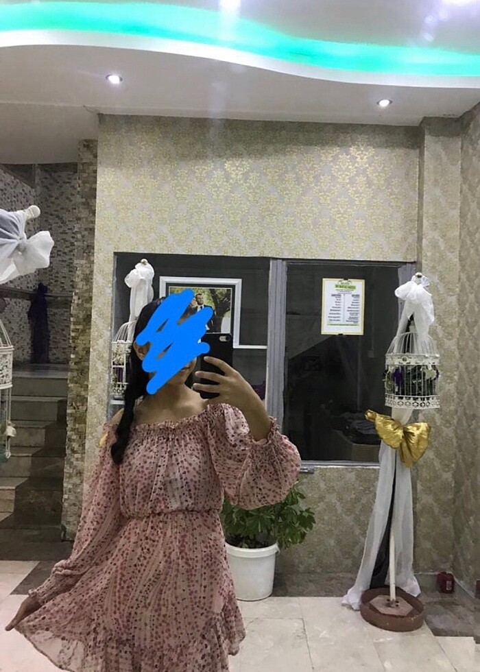 Şifon elbise - Görsel 3