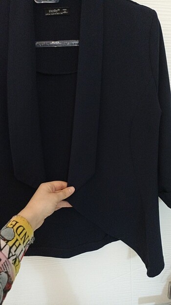 m Beden lacivert Renk Bel Boy Blazer