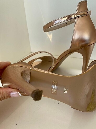 Pirrre cardin topuklu ayakkabı - Görsel 6