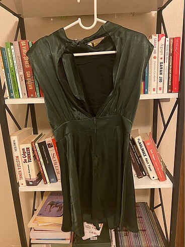 BSL fashion mini saten elbise - Görsel 5