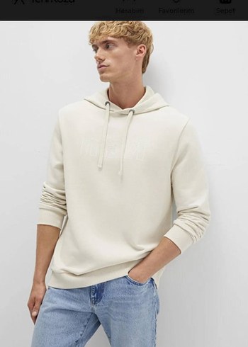 Mavi Sweatshırt unısex giyim - Görsel 5