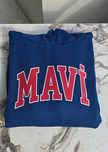 Mavi Sweatshırt unısex giyim - Görsel 6