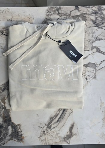 Mavi Sweatshırt unısex giyim - Görsel 4