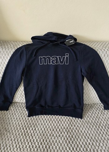 Mavi Sweatshırt unısex giyim - Görsel 3