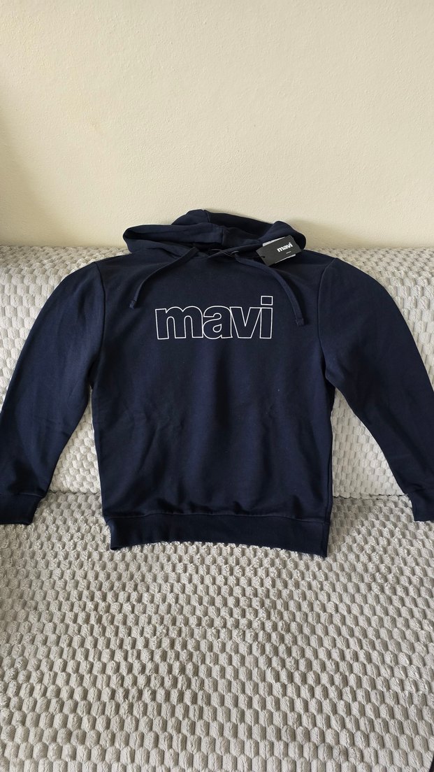 Mavi Sweatshırt unısex giyim - Görsel 3