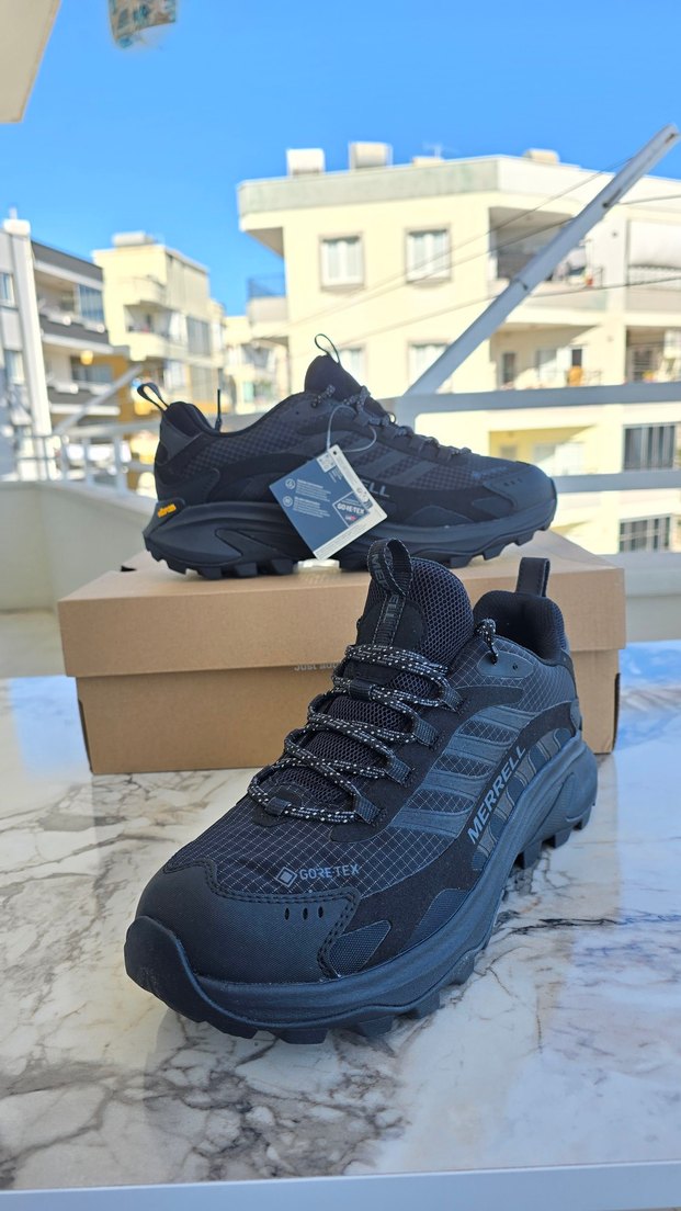 Merrell Siyah Outdoor Erkek Ayakkabı - Görsel 3