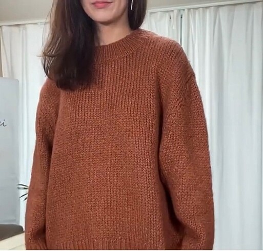 Zara Oversize Yünlü Kazak