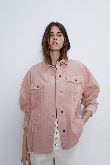Zara Kadife Oversize Ceket