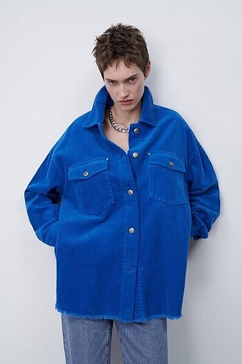 Zara Kadife Oversize Ceket