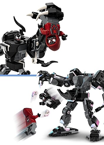 Diğer LEGO Venom Mech Armor vs. Miles Morales