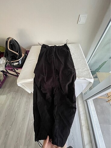 Bershka siyah baggy pantolon