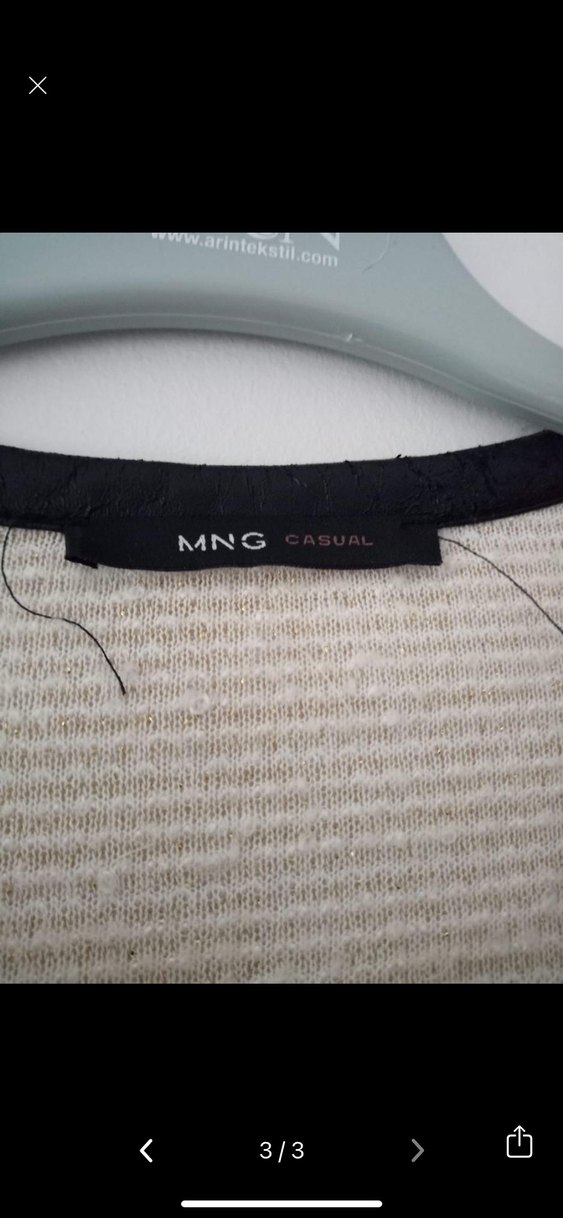 Gri Kısa Triko Kadın Hırka - Görsel 3