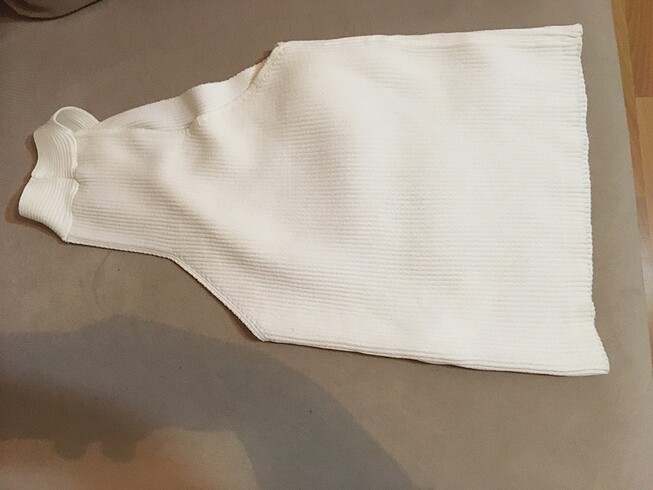 Diğer Fullamoda beyaz renk önü çapraz örme