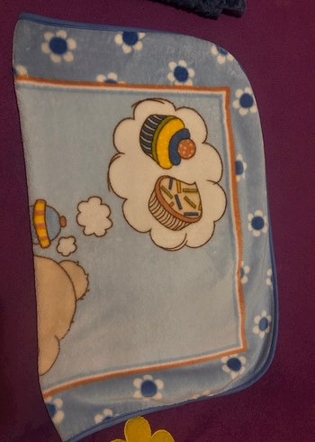 Renkli Baskılı Mink Çocuk Battaniyesi - Görsel 4