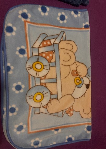 Renkli Baskılı Mink Çocuk Battaniyesi - Görsel 5