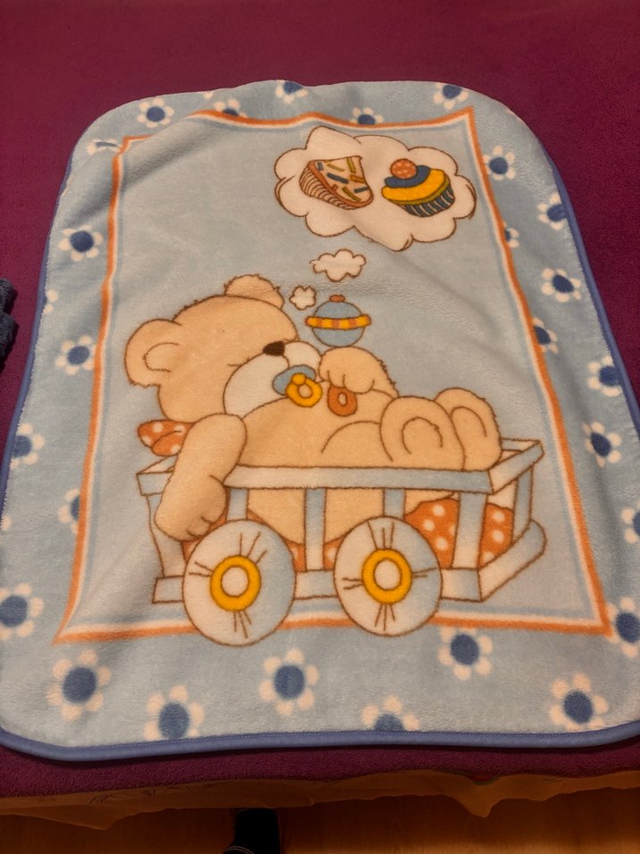 Renkli Baskılı Mink Çocuk Battaniyesi - Görsel 2