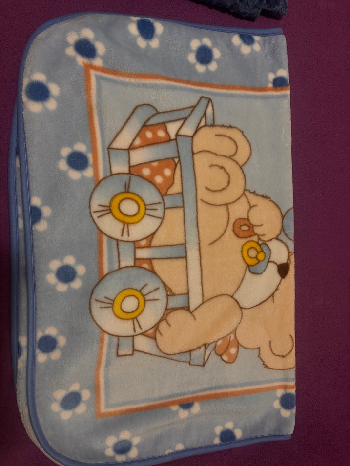 Renkli Baskılı Mink Çocuk Battaniyesi - Görsel 5