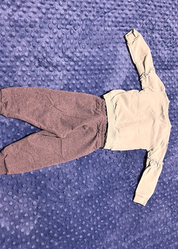 Uzun Kollu Kız Bebek Takımı - Görsel 2