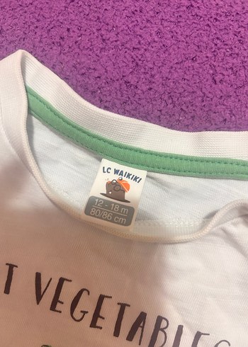 Çocuk Beyaz Baskılı Uzun Kollu Tişört - Görsel 2