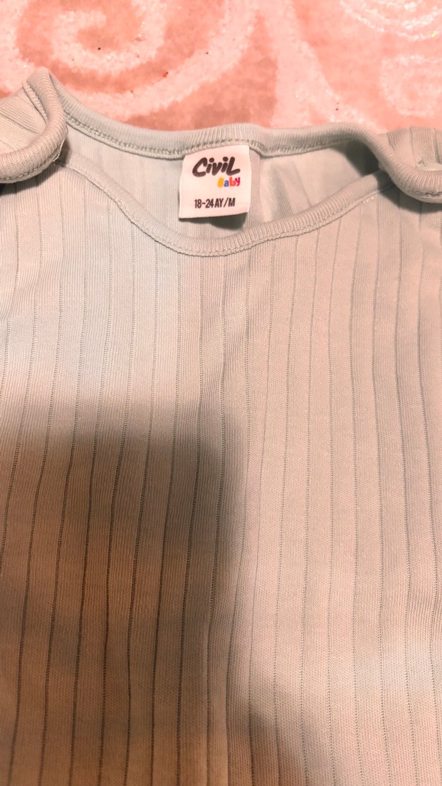 Kız Çocuk Su Yeşili Dantel Detaylı Tulum - Görsel 4