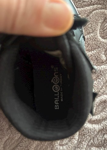 Kız Çocuk Siyah Cırt Cırtlı Spor Ayakkabı - Görsel 5