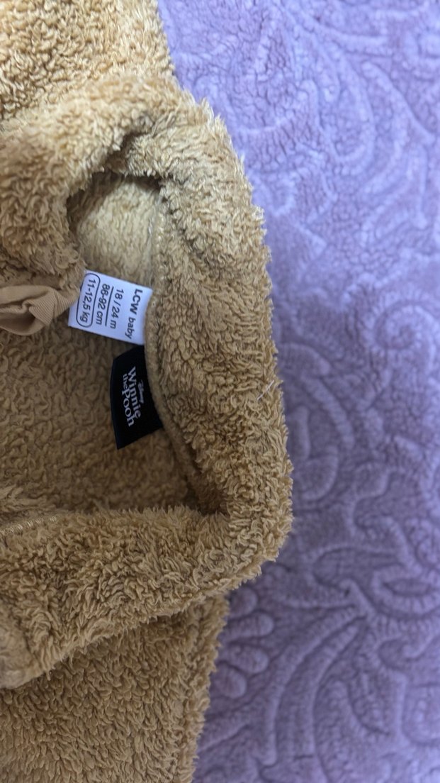 Kapüşonlu Peluş Sweatshirt - Görsel 2