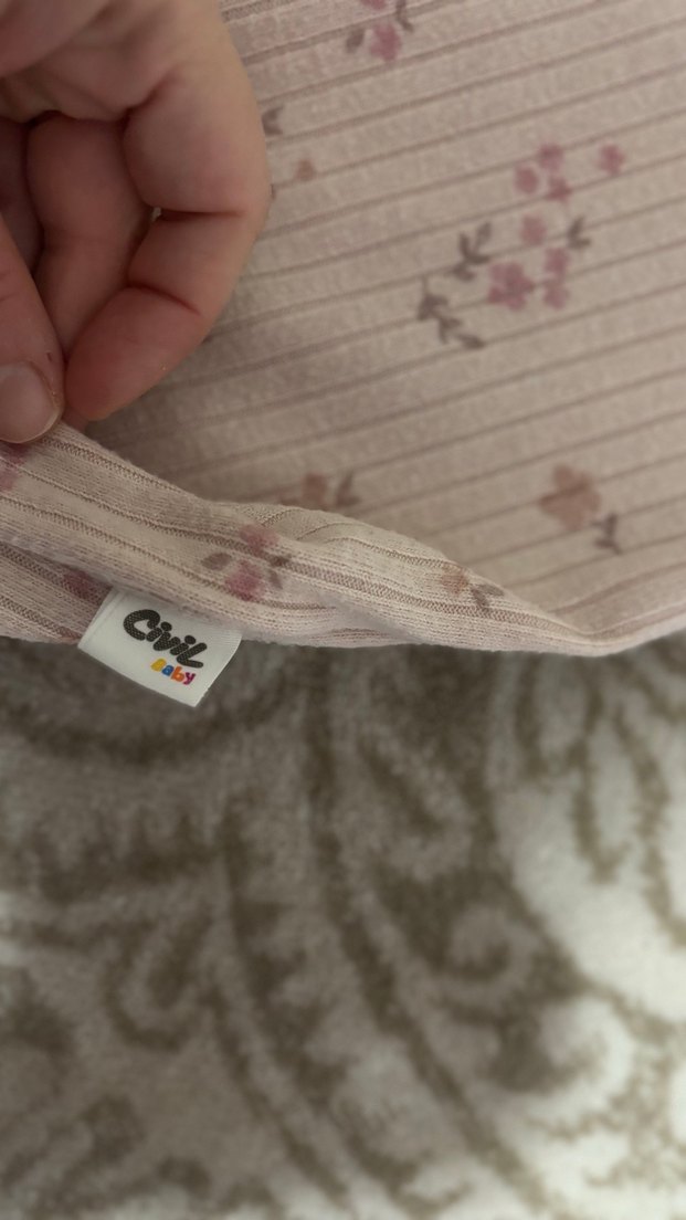 Kız Çocuk Çiçek Desenli Uzun Kollu Bluz - Görsel 2