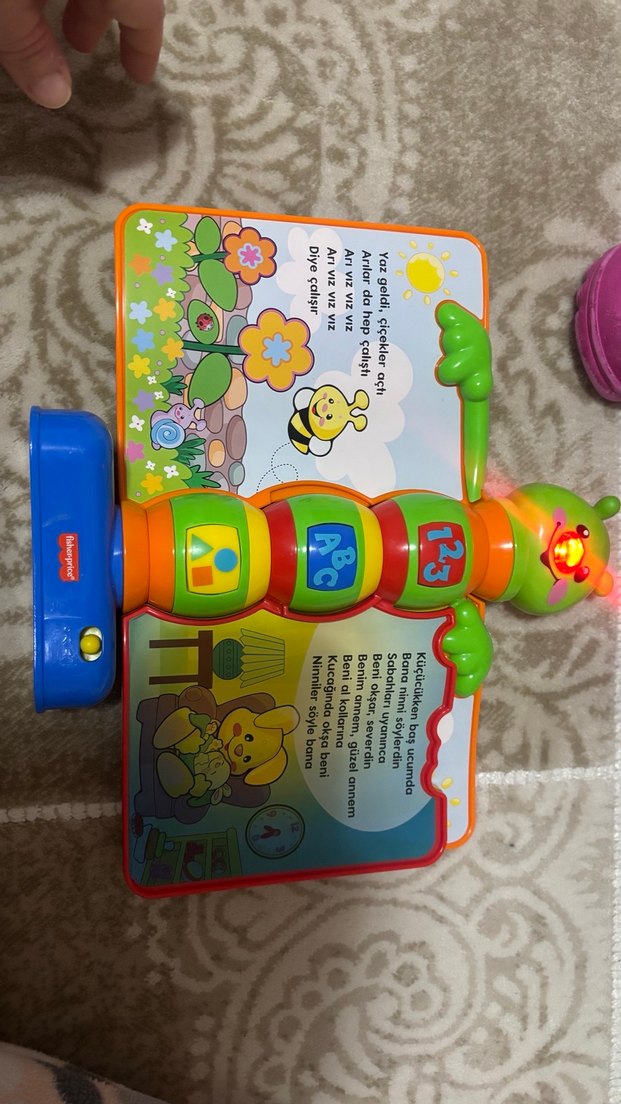 Fisher Price Eğlen & Öğren Egitici Masalcı Tırtıl - Görsel 3