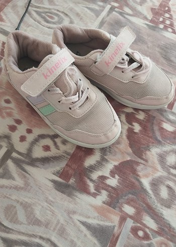 Kinetix Kız Çocuk Gri Pembe Spor Ayakkabı - Görsel 3