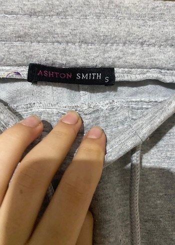 Düğmeli Gri Kadın Eşofman Altı - Görsel 2