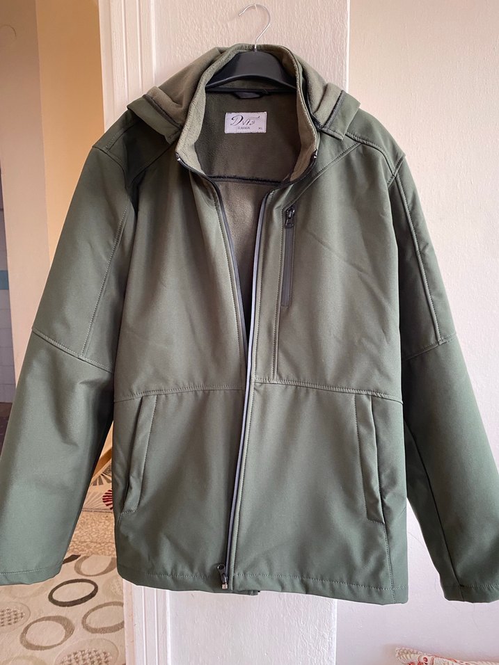 Gri Erkek Fermuarlı Günlük Ceket - Görsel 2