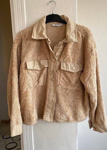 Düğmeli Bej Kadın Midi Kaban - Görsel 2