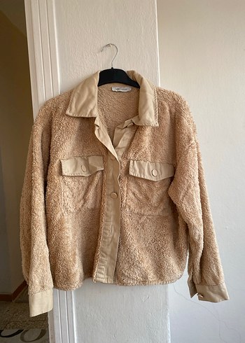 Düğmeli Bej Kadın Midi Kaban - Görsel 4