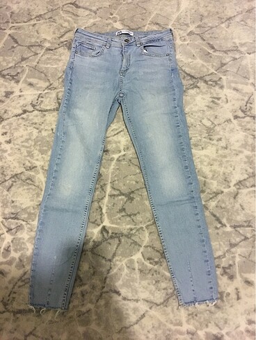 zara skinny jeans mavi