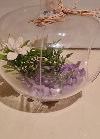 Terrarium yapay cicek