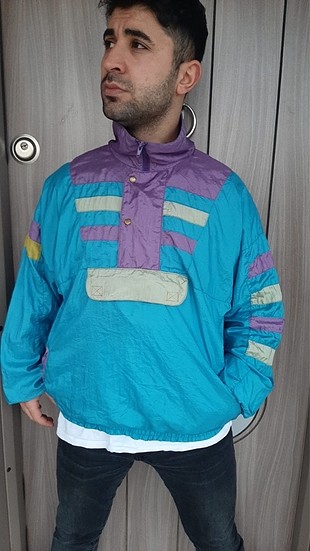 Vintage kanguru eşofman üst