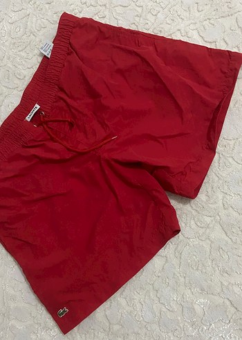 Lacoste Kırmızı Mini Erkek Deniz Şortu - Görsel 2