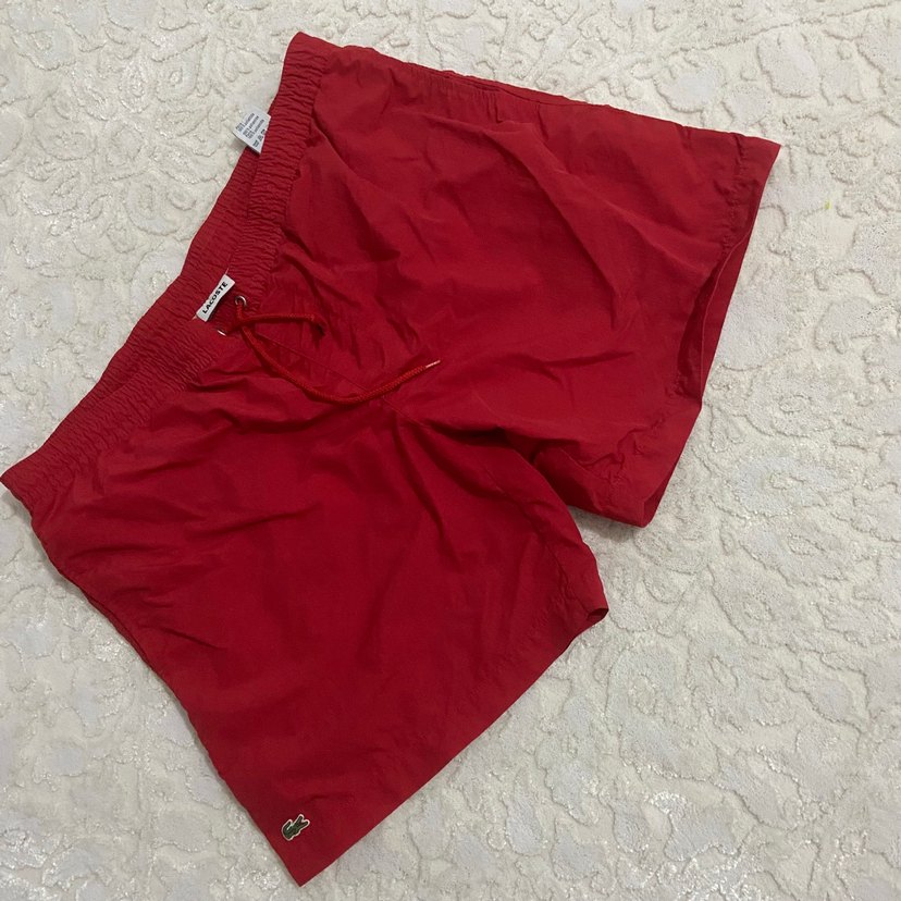 Lacoste Kırmızı Mini Erkek Deniz Şortu - Görsel 2