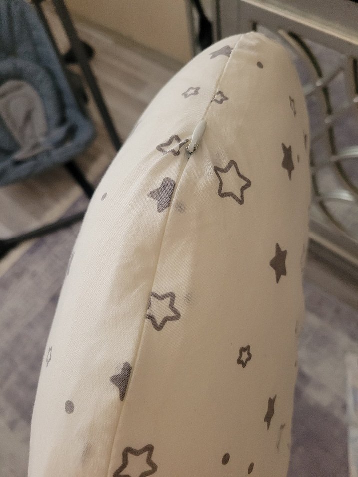 Gri Desenli Emzirme ve Hamilelik Yastığı - Görsel 4