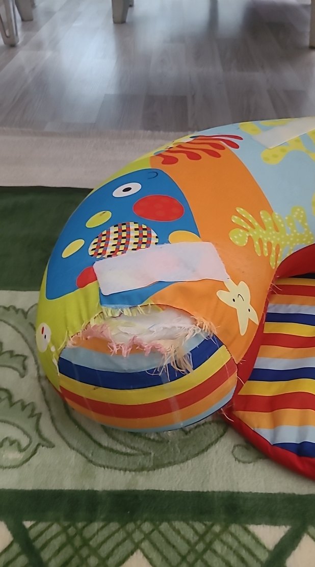 Renkli Desenli Emzirme ve Hamilelik Yastığı - Görsel 2