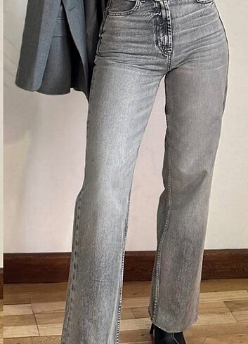 Zra Wide Leg Orjinal Köy Pantolon Jean