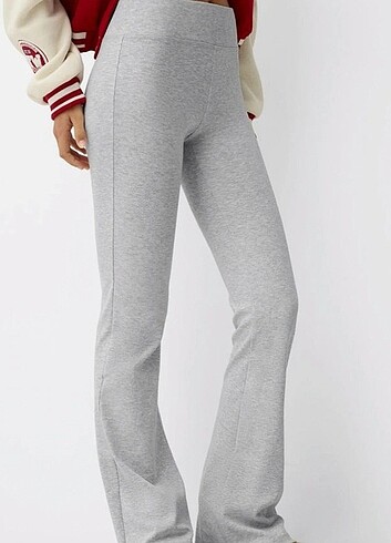 Bershka Bershka Gri Tayt pantolon
