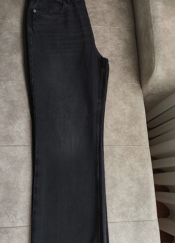 38 Beden Straight fit boru paça Zara orjinal siyah jean