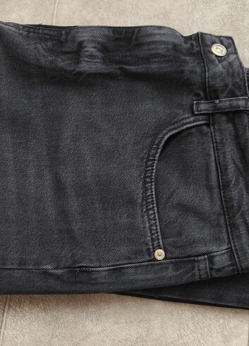38 Beden siyah Renk Straight fit boru paça Zara orjinal siyah jean