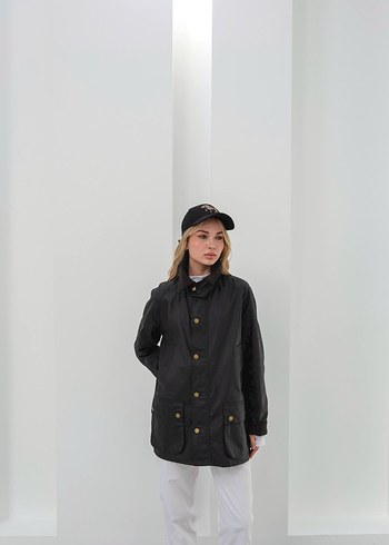 Barbour Barbour Bristol unisex ceket Erkek Kadın Ceket, Salaş Kesim Mont