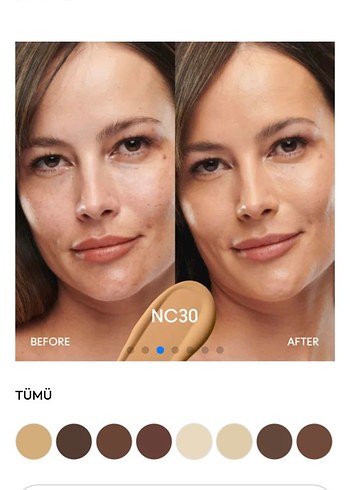 MAC Studio Radiance Serum Fondöten Bej - Görsel 5